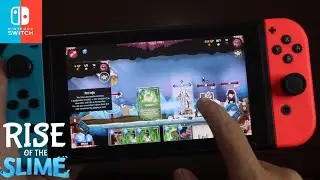 New Upcoming Strategy Card Game On Nintendo Switch! Rise Of The Slime Gameplay Handheld Touchscreen