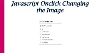 Javascript Onclick Change Image