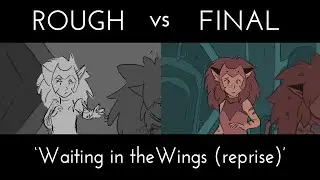 Rough vs Final - Waiting in the wings (reprise) - She-Ra and the Princesses of Power fan animatic