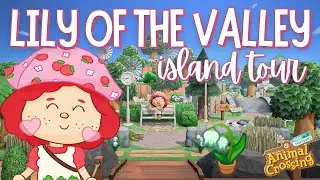 Spring Cottagecore Island Tour- Lily of the Valley Inspired! | ACNH | animal crossing new horizons