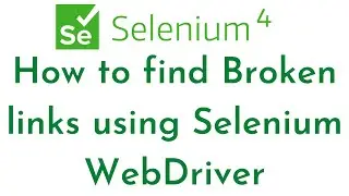 How to find Broken links using Selenium WebDriver | Selenium Broken Links | Selenium Tutorials