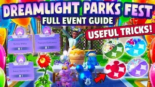 Dreamlight Parks Fest Event FULL GUIDE in Disney Dreamlight Valley. Tips and Tricks.