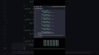 Sound Wave Animation using Html CSS | Advanced CSS Tutorial #shorts