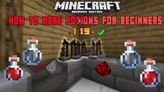 How to Make Potions in Minecraft Bedrock 1.19+ For Beginners