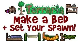 How to Make a Bed in Terraria & Set Your Spawn Point! (Crafting Recipe + Guide/Tutorial)