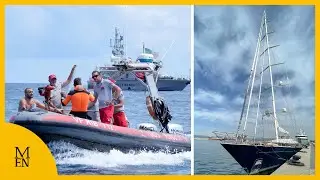 Searches for missing continue after yacht Bayesian sinks off Italy