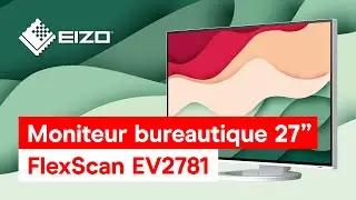 EIZO EV2781 - Moniteur de bureau 27" avec connectivité USB-C et 2560x1440 pixels