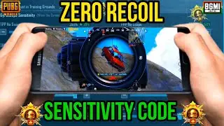 NEW UPDATE 3.5 🔥 BEST SENSITIVITY CODE + CONTROL SETTINGS BGMI / PUBG MOBILE BEST SENSITIVITY