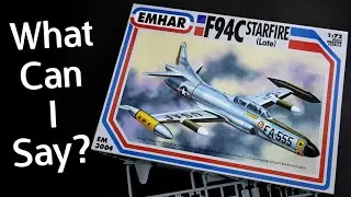 Interesting But Disappointing? Emhar F94C Starfire (Late) in 1/72 Scale! Model Kit Unboxing Review