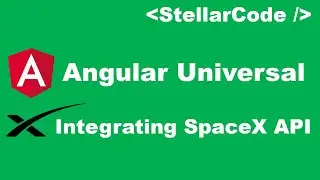 Angular Server Side Rendering with Angular Universal | Integrating SpaceX API