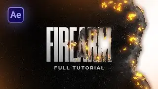 Create ADVANCED Burning Text & Logo Animation in After Effects - No Plugins