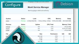 Configure Monitoring Server [ Monit ] Debian server 9.4.0