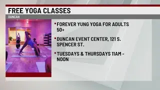 Free yoga classes to begin in Duncan