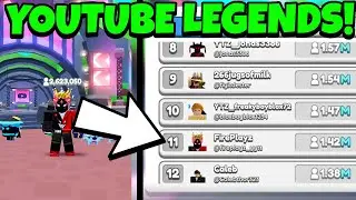 😱 I Beat NEW YOUTUBE LEGENDS And Got On LEADERBOARDS IN Roblox