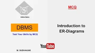 DBMS - Introduction to ER-diagrams (MCQ)