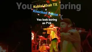 Kublai Khan + Knocked Loose at the same time! (Isaac guest vox) #hardcore #shorts #metalcore #metal