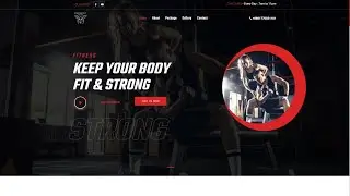 GYM - 06 - Staff panel layout, dashboard and login page design