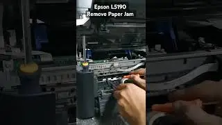 How to remove paper jam of Epson EcoTank L5190 Printer #shorts #short #shortvideo #epson