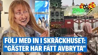 Ellen, 21, är zombie på Gröna Lund – följ med bakom kulisserna i skräckhuset