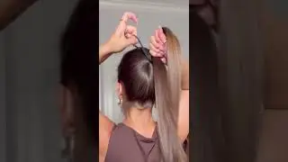 the best ponytail hack #hair #ponytailtutorial #ponytailhairstyle #highponytail #summerhair