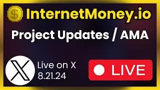 LIVE - Internet Money Wallet Project Updates & AMA