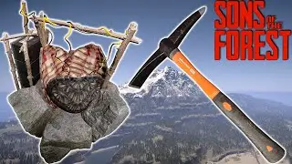 Getting the Pickaxe & Forge - S2EP17 | Sons of The Forest