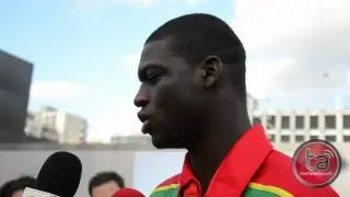 Kirani James interview before the greatest show on earth