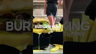 Cheeseburger vs. French Fries! Messy Food Crushing In Heels! Oddly Satisfying! ASMR