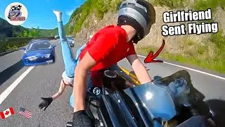 BRUTAL MOTORCYCLE CRASHES | CRAZY & EPIC Motorcycle Moments 2024. #9