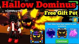 Claiming The Halloween Free Gifts Pet *Hallow Dominus* In Mining Simulator 2