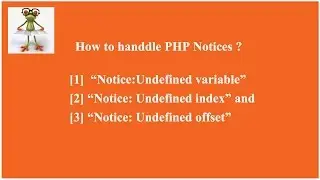 [SOLVED] PHP: Notice: Undefined variable Notice: Undefined index  Notice: Undefined offset