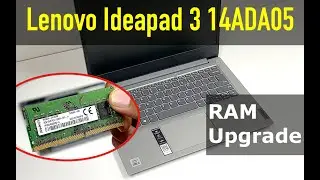 Lenovo IdeaPad 3 14ADA05 | How To Upgrade RAM On Lenovo Ideapad 3