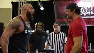 Браун Строуман против Девона Ларратта _ Армрестлинг  Brown Strowman vs. Devon Larratt _ Arm