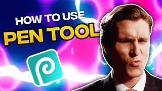 How to use the PEN TOOL In Photopea! (Selections, Shapes & More)