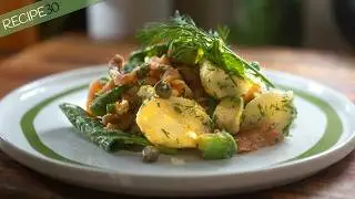 Easy Avocado & Smoked Salmon Potato Salad