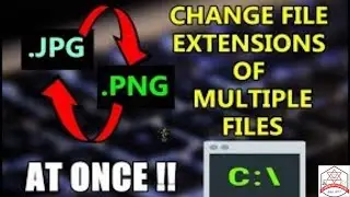 Change  The Extension of Multiple File at Once || Just Some Steps