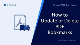 How to Update or Delete PDF Bookmarks using Java