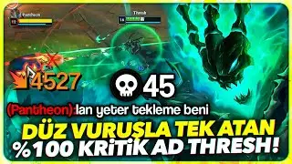 FULL KRİTİK AD THRESH DÜZ VURUŞLA TEK ATIYOR! | RAKİPLER KAFAYI YEDİ | Zegabon