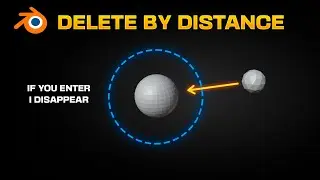 Delete Object by Distance in Blender - Geometry Nodes