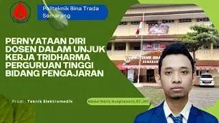 Pernyataan Diri Dosen dalam Unjuk Kerja Tri Dharma Perguruan Tinggi (PDD UKTPT)