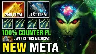 NEW META Radiance + Hammer 100% Counter PL Illusion Unstoppable Hyper Carry Medusa Dota 2