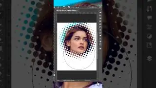 How to create Halftone effect in photoshop #shorts #viral #effects