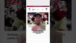 Georgia wins Orange Bowl by 60 over FSU; Warren Brinson went IG Live midgame😂DAWGS R A PLAYOFF TEAM