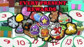 All Present Rewards | Bee Swarm Simulator Beesmas 2021