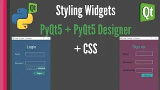 Styling PyQt5 Widgets: Using CSS with PyQt5 in QtDesigner