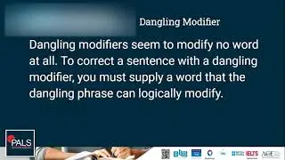 Free GED RLA Course Lesson 18 | Misplaced and Dangling Modifiers