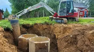 Digging a water well