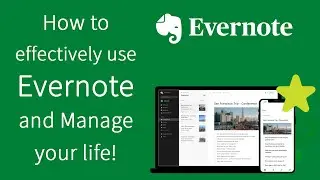 How To Effectively Use Evernote and Manage Your Life!