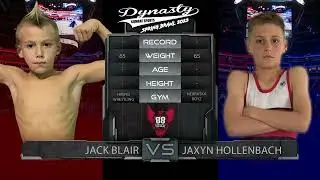 Jack Blair vs Jaxyn Hollenbach DCS 85 Youth Wrestling