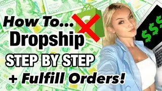 How To Fulfill Dropshipping Orders (EASIEST WAY) NO Shopify or Apps!